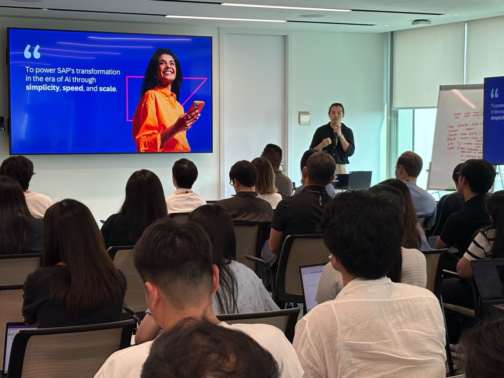 Speaking at SAP Onboarding Week at Ho Chi Minh